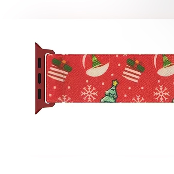 New Christmas Element Replacement Watchband Compatible With IWatch Series - Picture 5 of 9